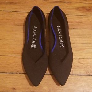 NWOT Rothy's The Point Black Flats